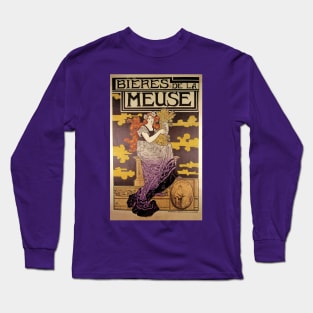 Bieres de la Meuse by Marc Auguste Bastard Long Sleeve T-Shirt